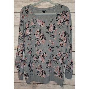 TORRID Floral Sweatshirt Size 3